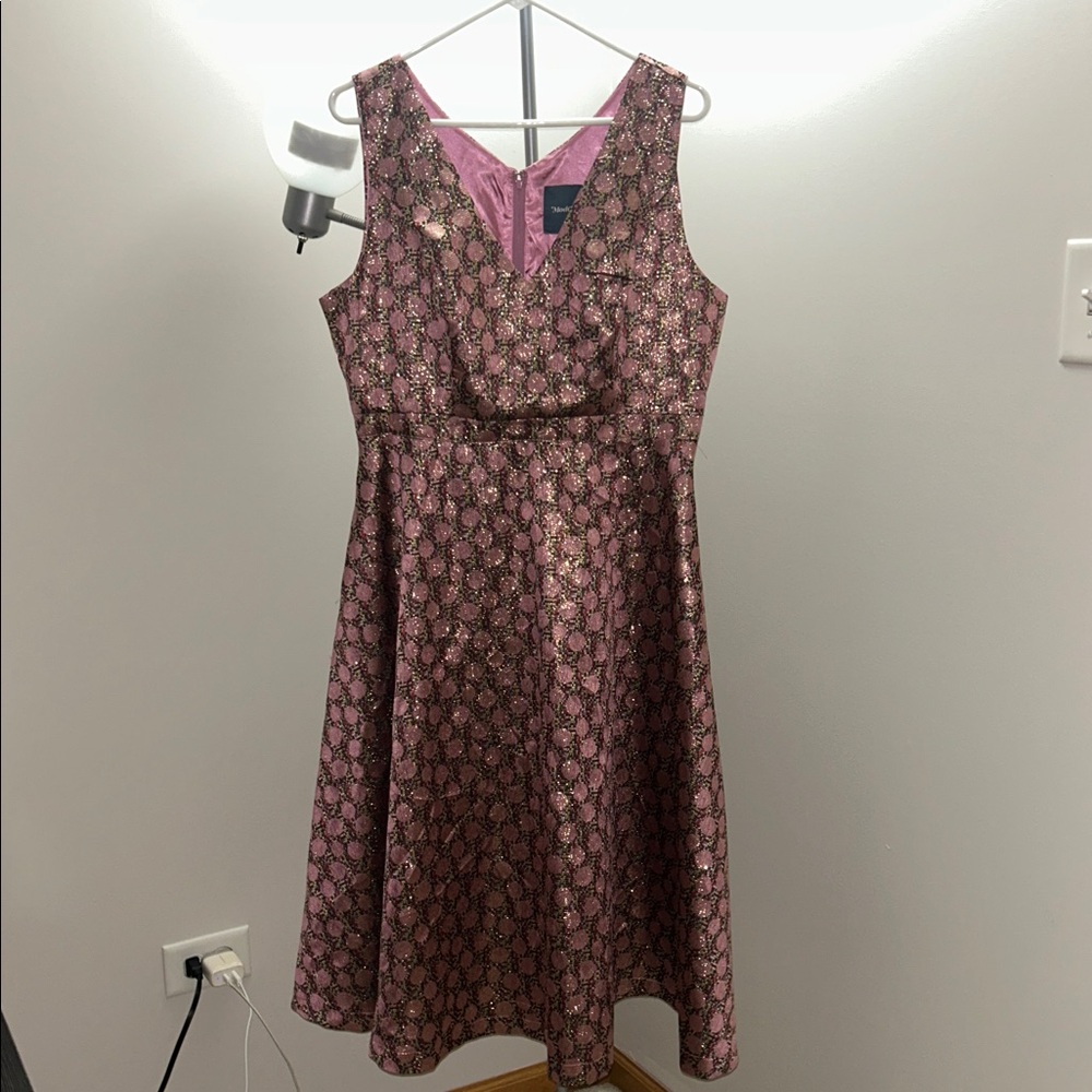 Modcloth Polka Dot Midi Dress - Picture 2 of 10
